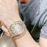  Shop Authentic Bulova Phantom Crystal Silver Dial Two Tone Steel Strap Watch for Men - 98B324 - Luxxuri