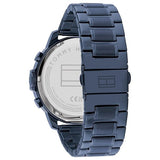  Shop Authentic Tommy Hilfiger Luca Chronograph Grey Dial Blue Steel Strap Watch For Men - 1710493 - Luxxuri