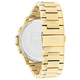  Shop Authentic Tommy Hilfiger Luca Chronograph Black Dial Gold Steel Strap Watch For Men - 1710511 - Luxxuri