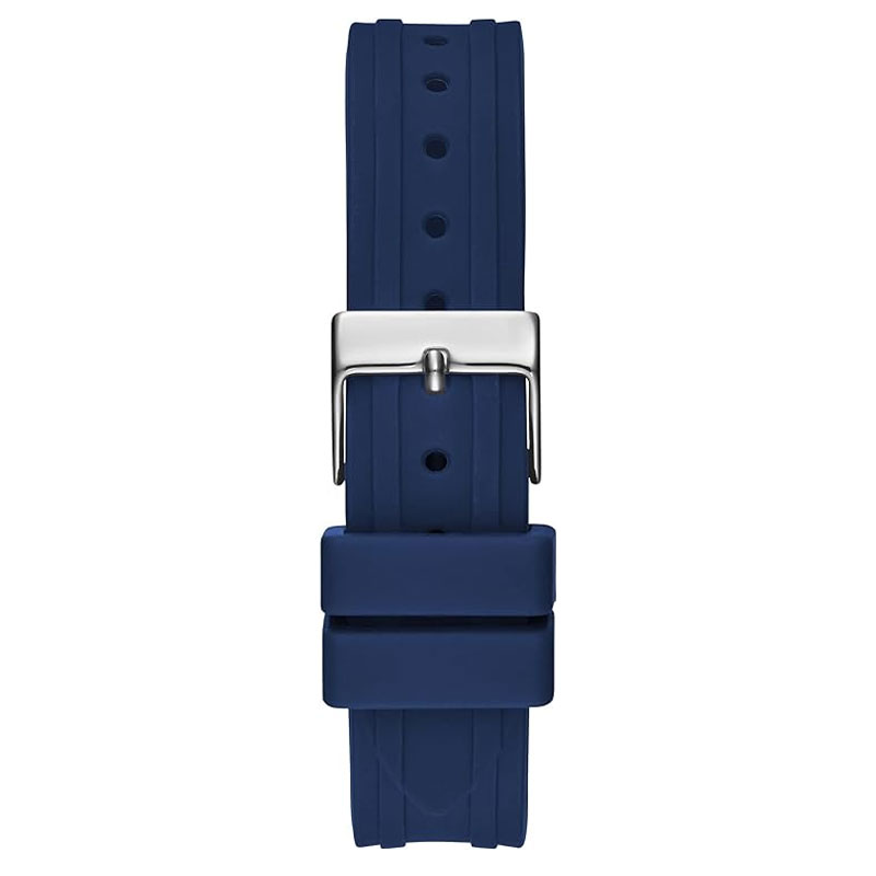  Shop Authentic Guess Cosmo Diamonds Silver Dial Blue Rubber Strap Watch for Women - GW0034L5 - Luxxuri