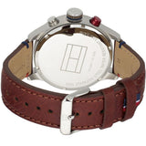  Shop Authentic Tommy Hilfiger Trent Quartz Blue Dial Brown Leather Strap Watch for Men - 1791066 - Luxxuri