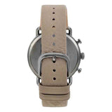  Shop Authentic Emporio Armani Aviator Chronograph Quartz Grey Dial Beige Leather Strap Watch For Men - AR11107 - Luxxuri