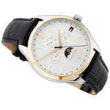  Shop Authentic Tommy Hilfiger Oliver Analog Silver Dial Black Leather Strap Watch for Men - 1791305 - Luxxuri