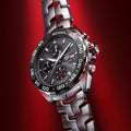 Tag Heuer Formula 1 Senna Limited Edition Black Dial Silver Steel Strap Watch for Men - WAZ1012.BA0883