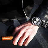  Shop Authentic Hugo Boss Companion Black Dial Black Leather Strap Watch for Men - 1513543 - Luxxuri
