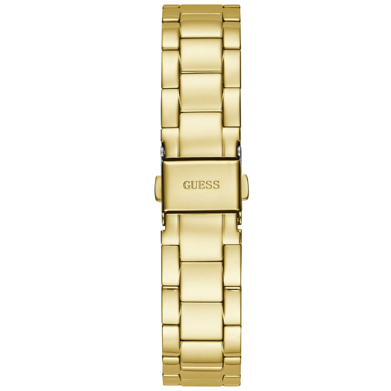  Shop Authentic Guess Luna Diamonds Black Dial Gold Steel Strap Watch for Women - GW0307L2 - Luxxuri