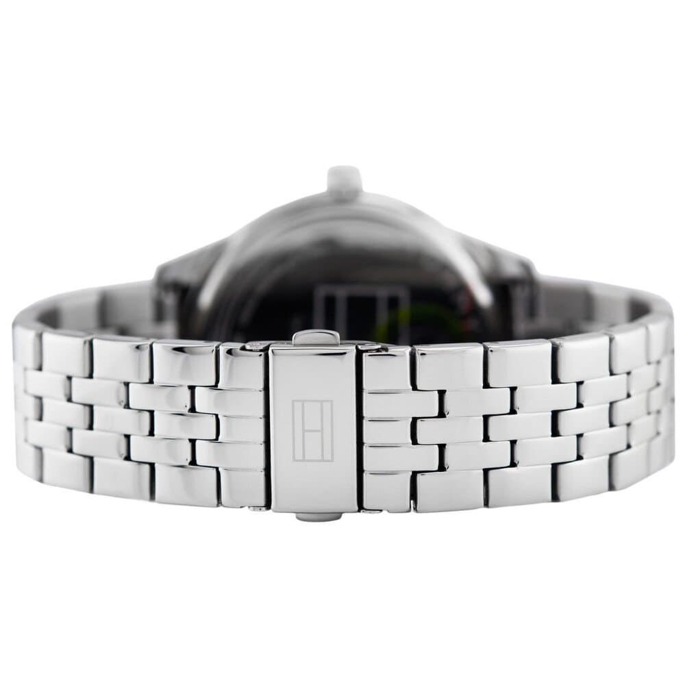  Shop Authentic Tommy Hilfiger Damon Chronograph Blue Dial Silver Steel Strap Watch for Men - 1791416 - Luxxuri