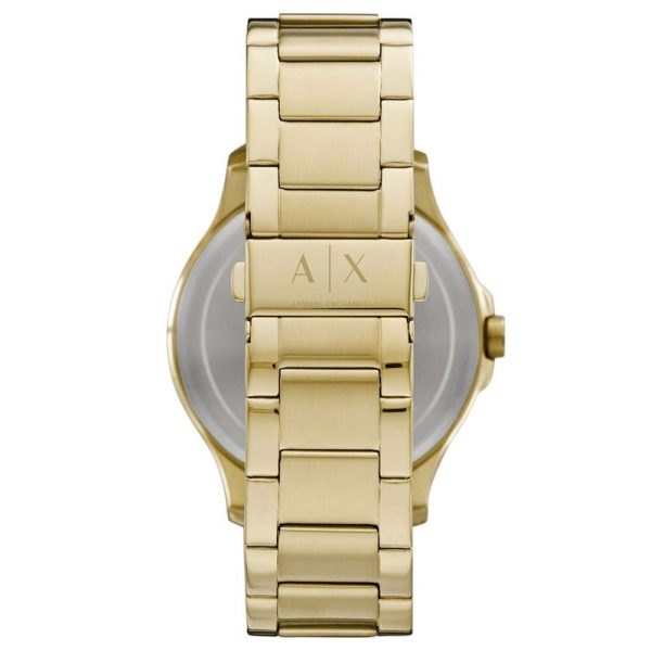 Shop Authentic Armani Exchange Hampton Chronograph Gold Dial Gold Steel Strap Watch For Men - AX2415 - Luxxuri