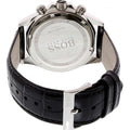  Shop Authentic Hugo Boss Ikon Blue Dial Black Leather Strap Watch for Men - 1513176 - Luxxuri