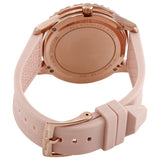  Shop Authentic Michael Kors Runway Three Hand Crystal Pave Dial Pink Rubber Strap Watch For Women - MK6854 - Luxxuri