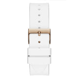  Shop Authentic Guess Venus Diamonds White Dial White Rubber Strap Watch for Women - GW0118L4 - Luxxuri