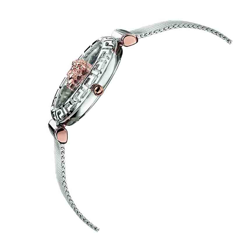  Shop Authentic Versace Palazzo Empire Silver Dial Silver Mesh Bracelet Watch for Women - VEDV00419 - Luxxuri