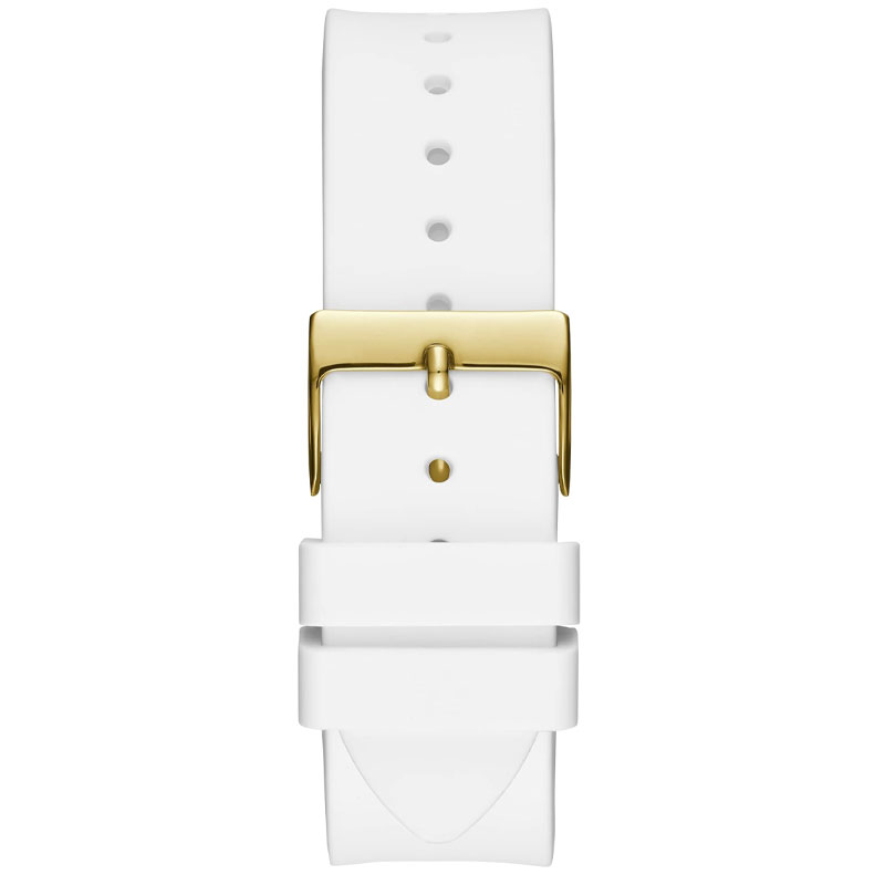  Shop Authentic Guess Venus Diamonds White Dial White Rubber Strap Watch for Women - GW0118L5 - Luxxuri