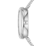  Shop Authentic Emporio Armani Rosa Diamonds Mother of Pearl Blue Dial Silver Mesh Bracelet Watch For Women - AR11380 - Luxxuri