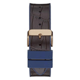  Shop Authentic Guess Phoenix Blue Dial Brown Leather Strap Watch for Men - GW0386G2 - Luxxuri