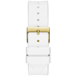  Shop Authentic Guess Venus Diamonds White Dial White Rubber Strap Watch for Women - GW0118L5 - Luxxuri