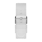  Shop Authentic Guess Phoenix Polycarbonate Clear Multi-function Black Dial Clear Rubber Strap Watch for Men - GW0499G3 - Luxxuri