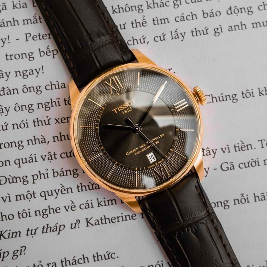  Shop Authentic Tissot Chemin des Tourelles Powermatic 80 Brown Dial Brown Leather Strap Watch for Men - T099.407.36.448.00 - Luxxuri