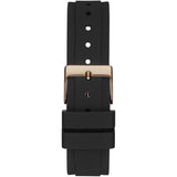  Shop Authentic Guess Solstice Diamonds Black Mother of Pearl Dial Black Rubber Strap Watch for Women - GW0113L2 - Luxxuri