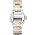  Shop Authentic Michael Kors Lennox Three Hand Silver Dial Two Tone Steel Strap Watch For Women - MK7338 - Luxxuri