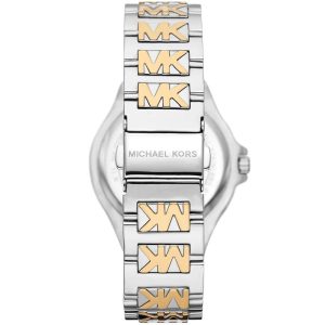  Shop Authentic Michael Kors Lennox Three Hand Silver Dial Two Tone Steel Strap Watch For Women - MK7338 - Luxxuri