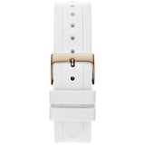  Shop Authentic Guess Moonlight Diamonds White Dial White Rubber Strap Watch for Women - GW0257L2 - Luxxuri