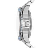  Shop Authentic Emporio Armani Meccanico Automatic Blue Dial Silver Steel Strap Watch For Men - AR60059 - Luxxuri