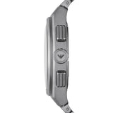  Shop Authentic Emporio Armani Federico Chronograph Black Dial Silver Steel Strap Watch For Men - AR11560 - Luxxuri