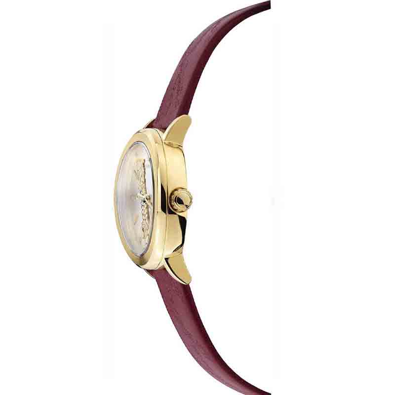  Shop Authentic Versace Virtus White Dial Red Leather Strap Watch for Women - VEHC00219 - Luxxuri