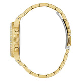  Shop Authentic Guess Moonlight Multi Function Diamonds Gold Dial Gold Steel Strap Watch for Women - GW0320L2 - Luxxuri