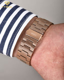  Shop Authentic Guess Delancy Black Dial Rose Gold Mesh Bracelet Watch for Men - W0871G5 - Luxxuri