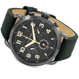  Shop Authentic Tommy Hilfiger Briggs Black Dial Black Leather Strap Watch for Men - 1791426 - Luxxuri