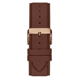  Shop Authentic Guess Connoisseur Blue Dial Brown Leather Strap Watch For Men - GW0353G2 - Luxxuri