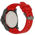  Shop Authentic Tommy Hilfiger Windsurf Black Dial Red Rubber Strap Watch for Men - 1791112 - Luxxuri