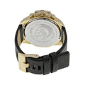  Shop Authentic Diesel Mega Chief Gold & Black Dial Black Leather Strap Watch For Men - DZ4344 - Luxxuri