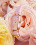  Shop Authentic Daniel Wellington Quadro Pressed Mother of Pearl Pink Dial Pink Nylon Strap Watch For Women - DW00100509 - Luxxuri