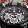 Shop Authentic Maserati Royale 44mm Black Dial Stainless Steel Fiber Strap Watch For Men - R8871637002 - Luxxuri