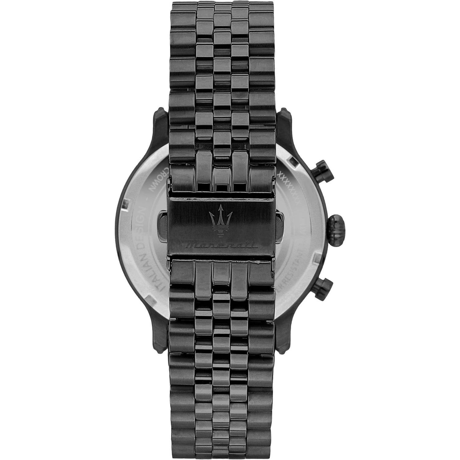  Shop Authentic Maserati Epoca Limited Edition Chronograph Black Dial Black Steel Strap Watch For Men - R8873618019 - Luxxuri