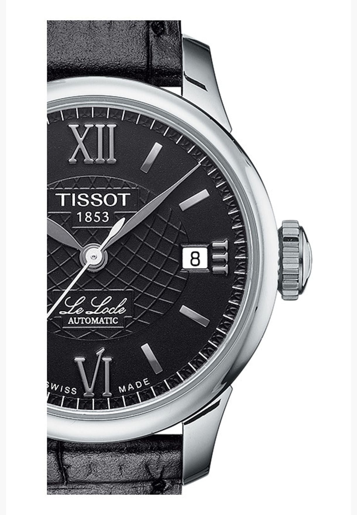 Shop Authentic Tissot Le Locle Automatic Leather Strap Watch For Women - T41.123.57 - Luxxuri