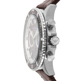 Shop Authentic Emporio Armani Diver Chronograph Brown Dial Brown Leather Strap Watch For Men - AR11486 - Luxxuri