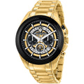  Shop Authentic Maserati Traguardo Skeleton Black Dial Gold Steel Strap Watch For Men - R8873612058 - Luxxuri