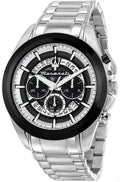  Shop Authentic Maserati Traguardo Chronograph Black Dial Silver Steel Strap Watch For Men - R8873612059 - Luxxuri