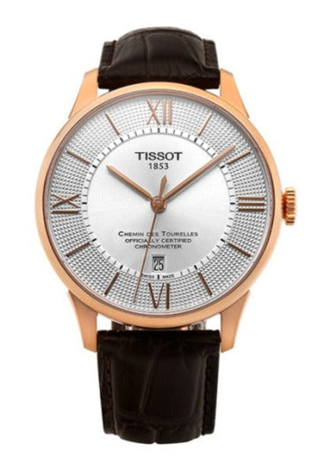  Shop Authentic Tissot Chemin Des Tourelles Powermatic 80 Cosc Silver Dial Brown Leather Strap Watch For Men - T099.408.36.038.00 - Luxxuri