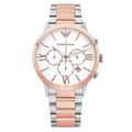  Shop Authentic Emporio Armani Giovanni Chronograph Quartz White Dial Two Tone Steel Strap Watch For Men - AR11209 - Luxxuri