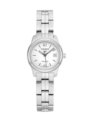  Shop Authentic Tissot T Classic PR100 Watch Ladies White Dial Stainless Steel For Women - T049.210.11.017.00 - Luxxuri
