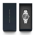  Shop Authentic Daniel Wellington Link Grey Dial Silver Steel Strap Watch For Men - DW00100328 - Luxxuri