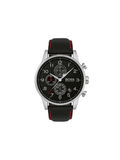  Shop Authentic Hugo Boss Navigator Black Dial Black Leather Strap Watch for Men - 1513535 - Luxxuri