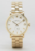  Shop Authentic Marc Jacobs Baker White Dial Gold Steel Strap Watch for Women - MBM3243 - Luxxuri