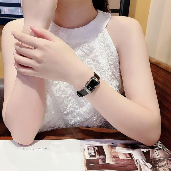  Shop Authentic Swarovski Uptown Black Dial Black Leather Strap Watch for Women - 5547710 - Luxxuri