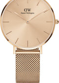  Shop Authentic Daniel Wellington Petite Rose Gold Dial Rose Gold Mesh Bracelet Watch For Women - DW00100471 - Luxxuri